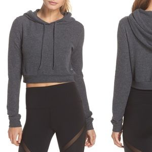 ALO yoga getaway hoodie size L grey